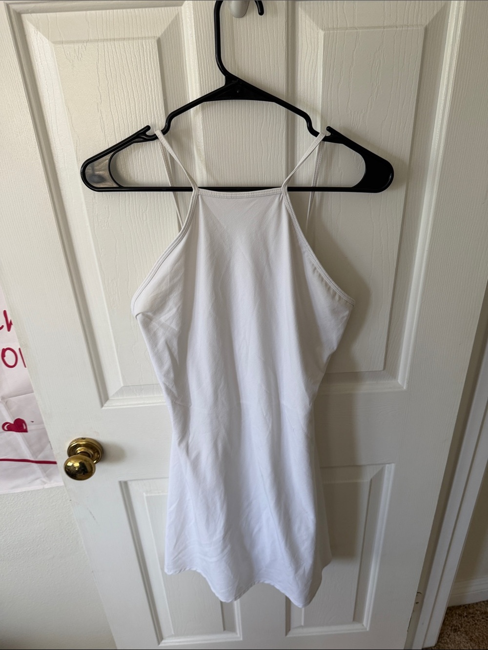 Abercrombie & Fitch White Halter Mini Dress